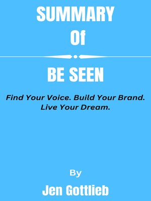 cover image of Summary  of  BE SEEN
